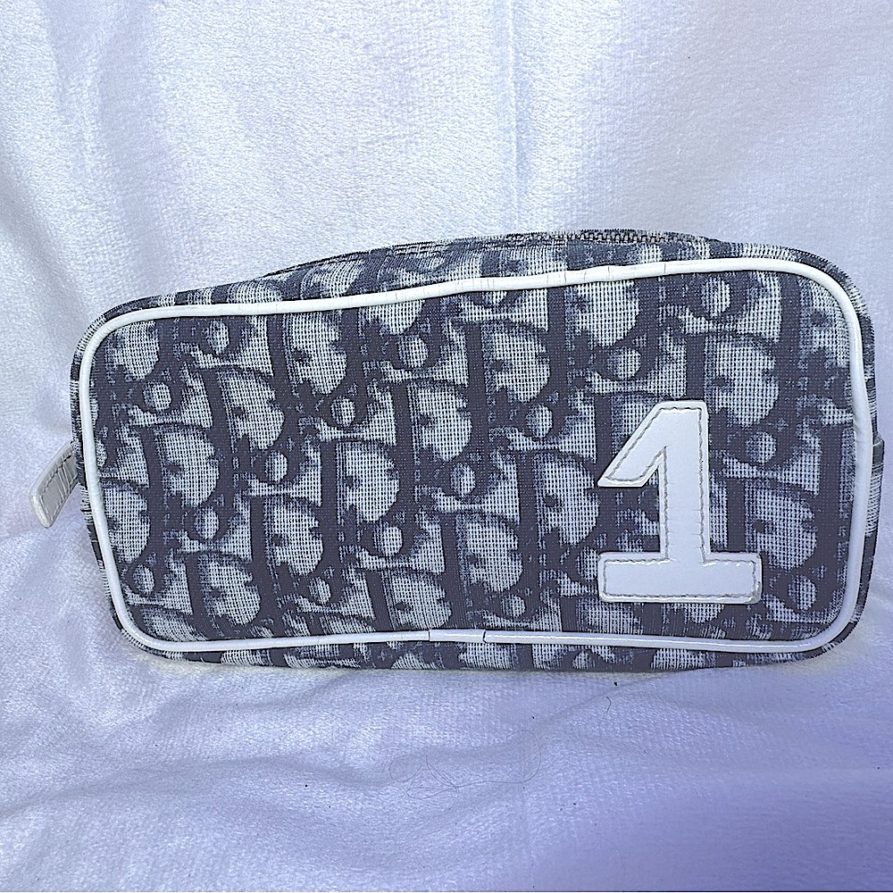 Dior Trotter Medium Bag Number 1 Navy Oblique Y2k Galliano Authentic Dior #1 - Picture 10 of 10